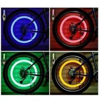 Kit 2 Bicos Neon Led Luz Xenon - Roda Pneu Moto Carro Bike
