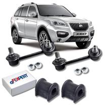 Kit 2 bieletas dir/esq e 2 buchas barra estabilizadora suspensão traseira x60 2013 2014 2015 2016 2017 2018 2019