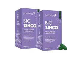 Kit 2 Bio Zinco 30 Cápsulas Puravida