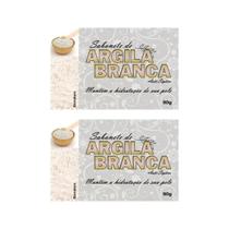 Kit 2 Bionature - Sabonete de Argila Branca 90g