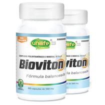 Kit 2 Bioviton Suplemento de Vitaminas e Minerais Unilife 60 Cápsulas Kit 2 Bioviton Suplemento de Vitaminas e Minerais Unilife 60 Cápsulas