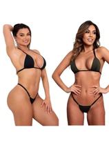 Kit 2 Biquíni De Marquinha Calcinha Fio Dental Para Bronze