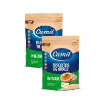 Kit 2 Biscoito de Arroz Integral Camil 150g Kit 2 Biscoito de Arroz Integral Camil 150g