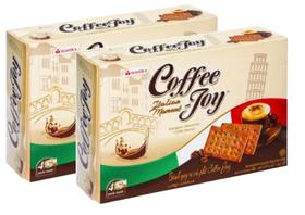 Kit 2 biscoito de cafe coffee joy importado indonésia 156g