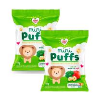 Kit 2 Biscoito Nhami Mami Mini Puffs Snack Brócolis e Maça 15g Kit 2 Biscoito Nhami Mami Mini Puffs Snack Brócolis e Maça 15g