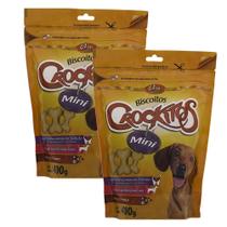 Kit 2 Biscoito para Cão Colosso Crockitos Mini com 400g