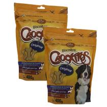 Kit 2 Biscoito para Cão Colosso Crockitos Original com 400g