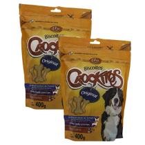 Kit 2 Biscoito para Cão Colosso Crockitos Original com 400g