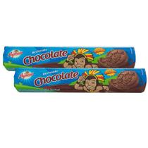 Kit 2 Biscoito Recheado Aymoré Sabor Chocolate com 120g Kit 2 Biscoito Recheado Aymoré Sabor Chocolate com 120g