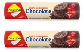 Kit 2 Biscoito Recheado Chocolate Zero Lactose Lowçucar 120g Kit 2 Biscoito Recheado Chocolate Zero Lactose Lowçucar 120g