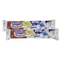 Kit 2 Biscoito Recheado Danix Vitacálcio Sabor Leite 86g