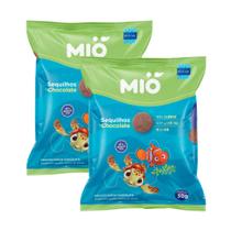 Kit 2 Biscoito Sequilhos Mió Disney Pixar Sabor Chocolate 30g