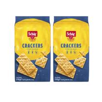Kit 2 Biscoito tipo crackers sem glúten 210g Schar