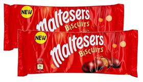 Kit 2 Biscuits Maltesers Crocante Chocolate maltado 110g