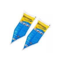 Kit 2 bisnaga argamassa polimerica - 3kg - biomassa