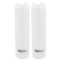 Kit 2 Bisnagas Invertidas para Molho 470ml Profissional Food Truck Restaurante Lanchonete Weck Kit 2 Bisnagas Invertidas para Molho 470ml Profissional Food Truck Restaurante Lanchonete Weck