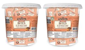 Kit 2 Bites - Pé de Moça Com Cobertura Chocolate 600g Kit 2 Bites - Pé de Moça Com Cobertura Chocolate 600g