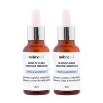 Kit 2 Blend de Óleos Essenciais para Unhas Analgesia Alívio da Dor Emoliente Nobrevie 15ml Kit 2 Blend de Óleos Essenciais para Unhas Analgesia Alívio da Dor Emoliente Nobrevie 15ml
