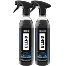 Kit 2 Blend Spray Black Carnaúba E Sílica Brilho Forte Vonixx