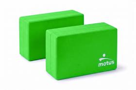 Kit 2 Bloco de yoga pilates alongamento - tijolinho de ioga - Verde Am