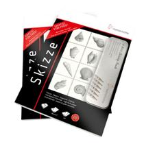 Kit 2 Blocos de Desenho Hahnemuhle Skizze 96 A4 100 Folhas + 6 Lápis Kit 2 Blocos de Desenho Hahnemuhle Skizze 96 A4 100 Folhas + 6 Lápis