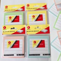 Kit 2 Blocos de Notas Adesivas com 80Folhas 76x76mm