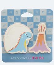 Kit 2 Blocos de Notas Dinossauro E Vulcão Marisa-89327