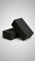Kit 2 Blocos de Yoga/Pilates em EVA Preto