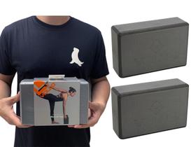 Kit 2 Blocos Em Eva Vollo Sports Vp1070 Para Exercícios De Yoga Equilíbrio e Apoio