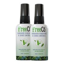 Kit 2 Bloqueador de Odores Sanitários FreeCô Original 60ml Kit 2 Bloqueador de Odores Sanitários FreeCô Original 60ml