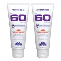 Kit 2 Bloqueador Protetor Solar E Repelente Contra Insetos FPS 60 Profissional Mavaro