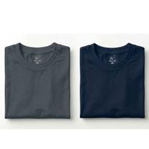 Kit 2 Blusa Baby Look de Algodão Sustentavel Feminina Camiseta Basica Lisa Manga Curta Macia