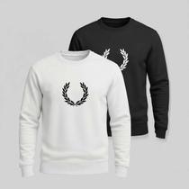 Kit 2 Blusa De Frio Moletom Gola Careca Unissex Quente