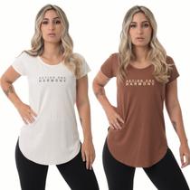 Kit 2 Blusa Feminina Academia Fitness Action