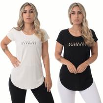 Kit 2 Blusa Feminina Academia Fitness Action