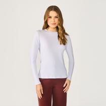 Kit 2 Blusa feminina manga longa Gola Redonda Tribo Livre Kit 2 Blusa feminina manga longa Gola Redonda Tribo Livre