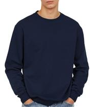 Kit 2 Blusa Moletom Fechada Sem Bolso Moletom Manga Longa