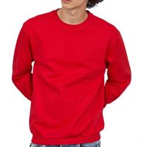 Kit 2 Blusa Moletom Fechada Sem Bolso Moletom Manga Longa