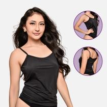 Kit 2 Blusa Regata Segunda Pele Impllus Alça Fina Conforto