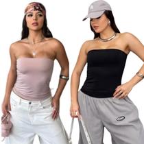 kit 2 BLUSA Tube sem alça