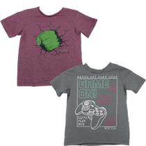 Kit 2 Blusas Camisas Infantil Algodão Penteado Kit 2 Blusas Camisas Infantil Algodão Penteado