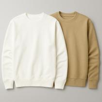 Kit 2 Blusas de Moletom Gola Careca Unissex Premium Streetwear Inverno