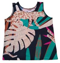 Kit 2 blusas Femininas Plus Size Regata Liganete 38 ao 66 Kit 2 blusas Femininas Plus Size Regata Liganete 38 ao 66