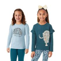 Kit 2 Blusas Frio Manga Comprida Infantil Inverno Kit 2 Blusas Frio Manga Comprida Infantil Inverno