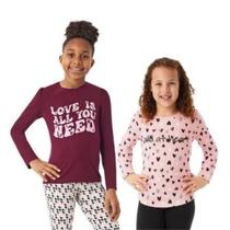 Kit 2 Blusas Frio Manga Comprida Infantil Inverno