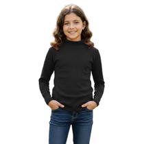 KIT 2 Blusas Gola Alta Inverno Frio Térmica Infantil Inverno -