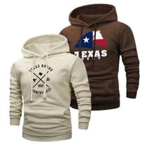 Kit 2 Blusas Moletom Texas Vest