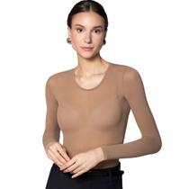 Kit 2 Blusas Segunda Pele Feminina Lupo Básica Manga Longa Aderente Confortável Gola Redonda Fio 60 Kit 2 Blusas Segunda Pele Feminina Lupo Básica Manga Longa Aderente Confortável Gola Redonda Fio 60