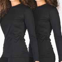 Kit 2 Blusas Segunda Pele Térmicas Feminina