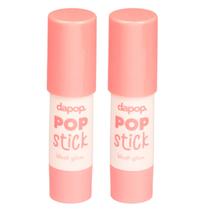 Kit 2 Blush Glow Stick Com Manteiga De Karité Cor 2 - Dapop Kit 2 Blush Glow Stick Com Manteiga De Karité Cor 2 - Dapop